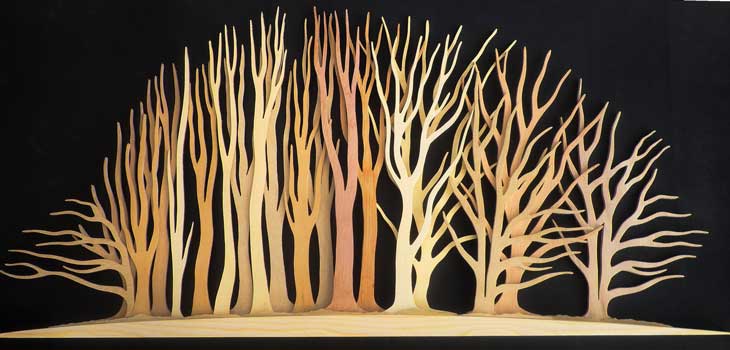 Tree sculpture by Cotswold Edge Group