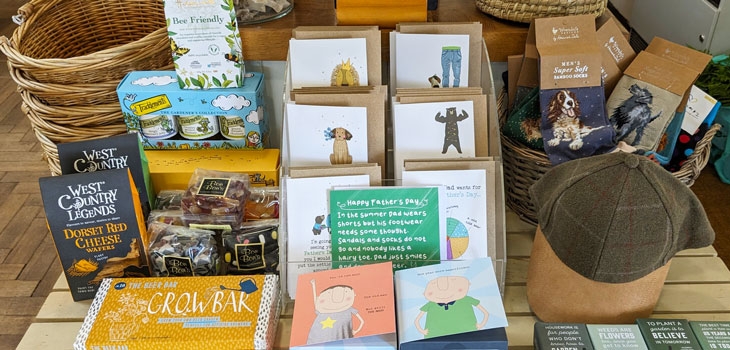 Collection of Westonbirt Shop Father's Day goodies
