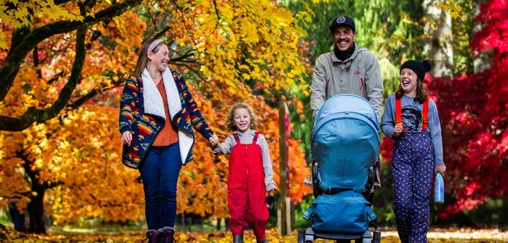 Family enjoying Westonbirt