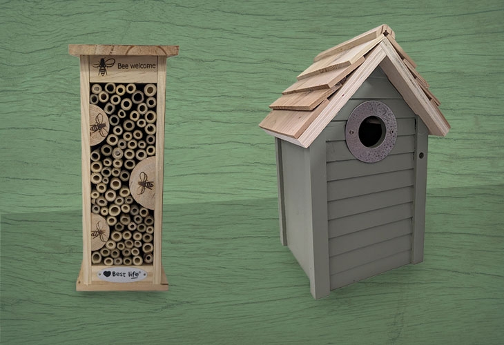 Bird and insect houses